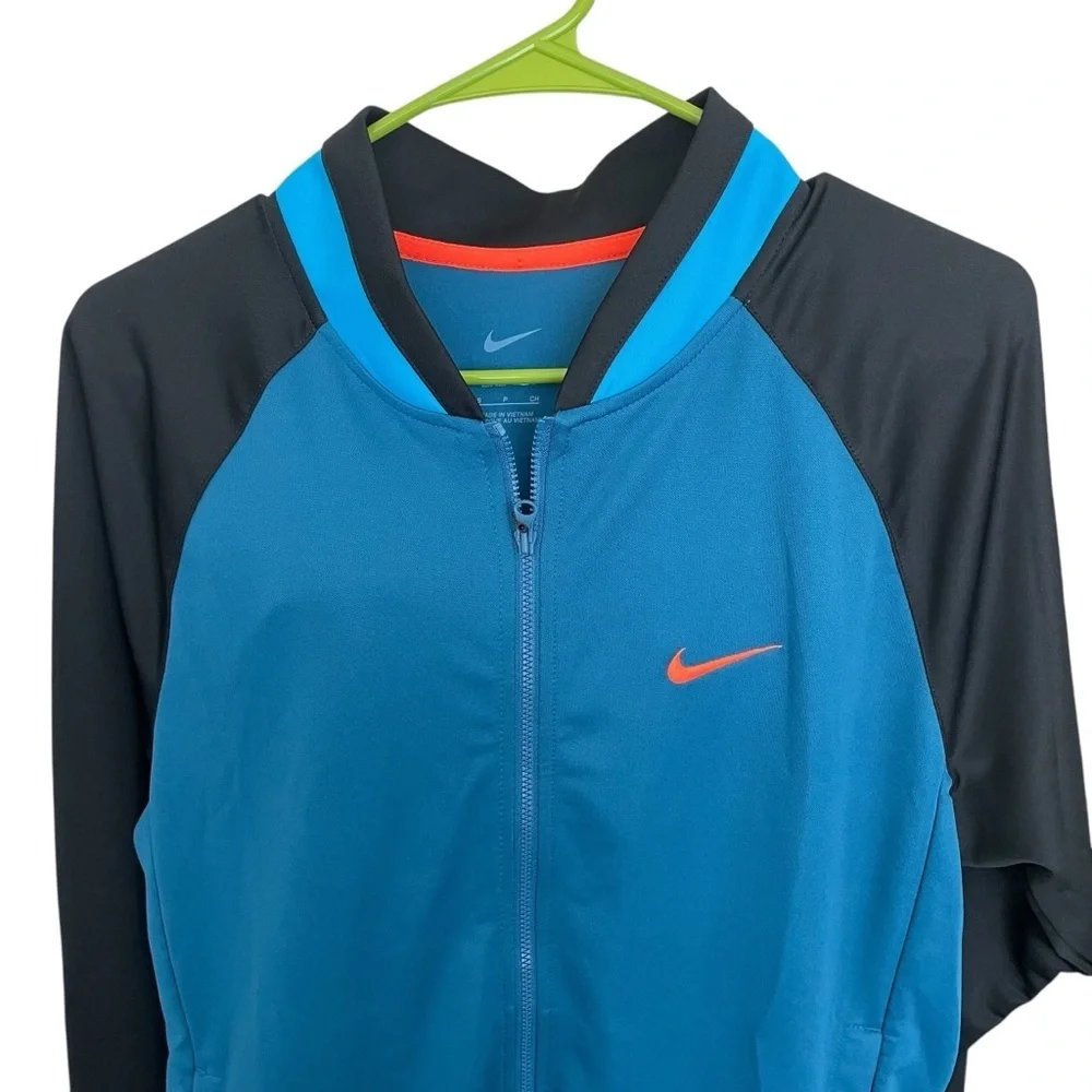 Nike Dri-Fit Mens Jacket Size S Blue Lightweight Athleisure Activewear Sport NWT